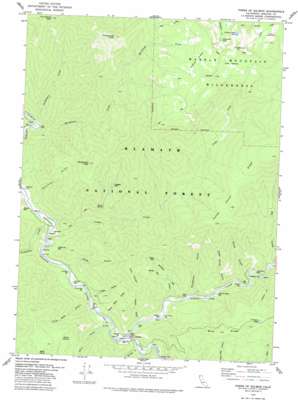Forks Of Salmon topo map