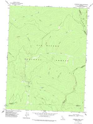Lonesome Ridge USGS topographic map 41123d6