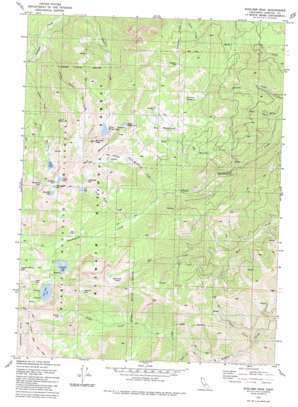 Boulder Peak USGS topographic map 41123e1