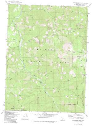 Huckleberry Mountain USGS topographic map 41123f3