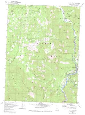 Happy Camp USGS topographic map 41123g4
