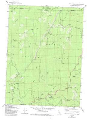 Shelly Creek Ridge USGS topographic map 41123h7