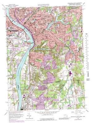 Springfield South USGS topographic map 42072a5