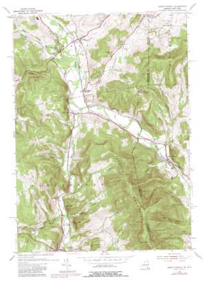 North Pownal USGS topographic map 42073g3