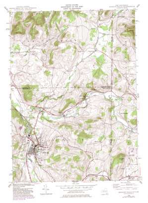 North Pownal USGS topographic map 42073h3