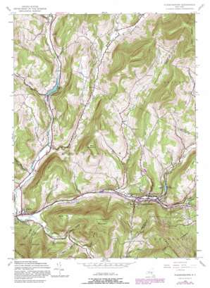Fleischmanns USGS topographic map 42074b5