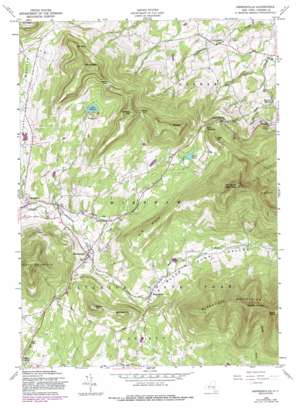 Hensonville USGS topographic map 42074c2