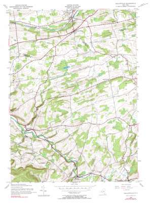 Gallupville USGS topographic map 42074f2