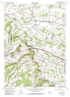 Sprout Brook topo map
