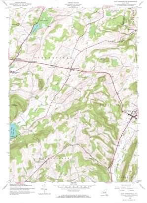 East Springfield topo map