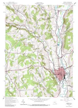 Norwich topo map