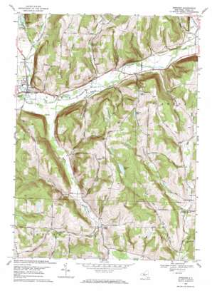 Spencer USGS topographic map 42076b4