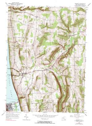 Burdett USGS topographic map 42076d7