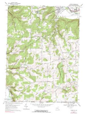 Hornell USGS topographic map 42077a1