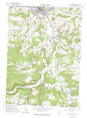 Wellsville South topo map