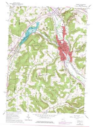 Hornell USGS topographic map 42077c6