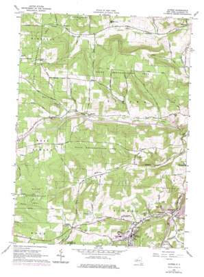 West Almond USGS topographic map 42077c7