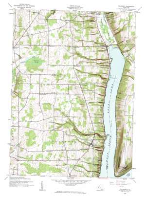Pulteney USGS topographic map 42077e2