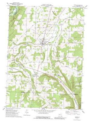 Nunda USGS topographic map 42077e8
