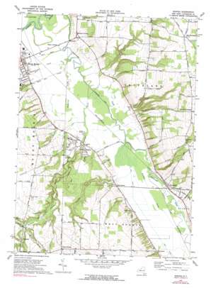 Sonyea USGS topographic map 42077f7