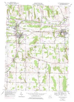 Clifton Springs USGS topographic map 42077h2
