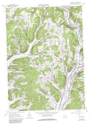 Hinsdale topo map
