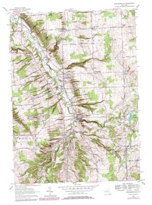 Strykersville USGS topographic map 42078f4