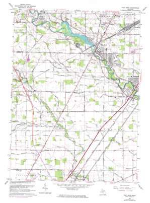 Flat Rock USGS topographic map 42083a3