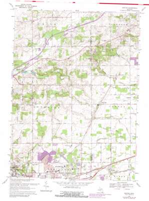 Denton USGS topographic map 42083c5