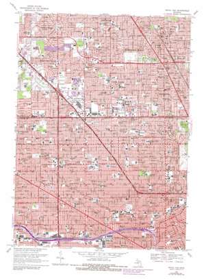 Royal Oak USGS topographic map 42083d2