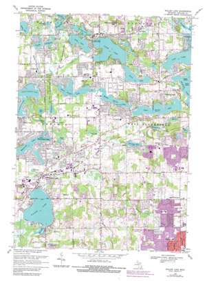 Walled Lake USGS topographic map 42083e4