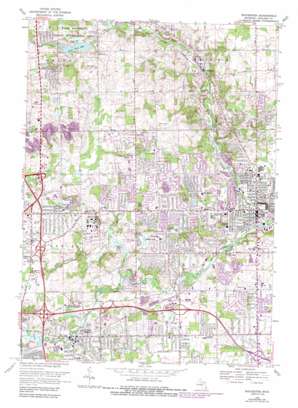Rochester USGS topographic map 42083f2