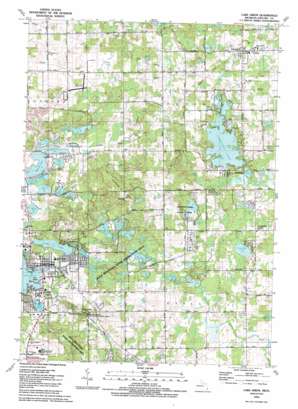 Lake Orion USGS topographic map 42083g2