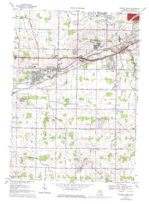 Swartz Creek USGS topographic map 42083h7