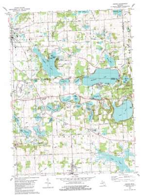 Onsted topo map