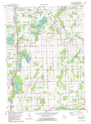 Lyon Lake USGS topographic map 42084b8