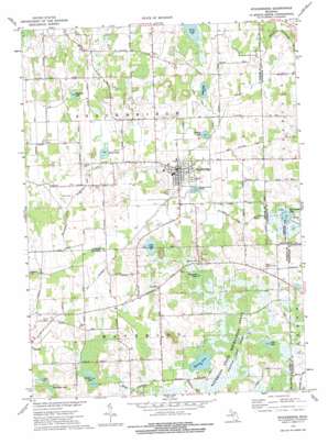 Stockbridge USGS topographic map 42084d2