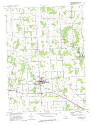 Fowlerville topo map
