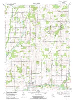 Mendon USGS topographic map 42085a4