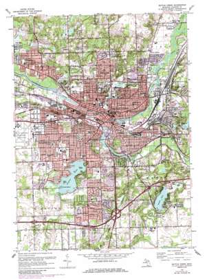 Battle Creek USGS topographic map 42085c2