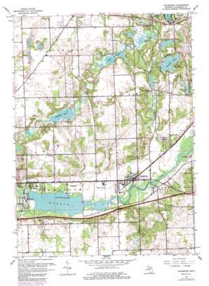 Galesburg topo map