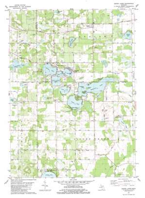 Sister Lakes USGS topographic map 42086a2