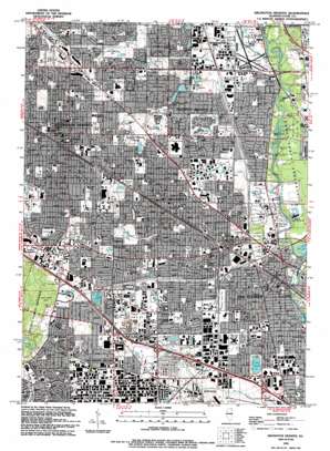 Arlington Heights USGS topographic map 42087a8