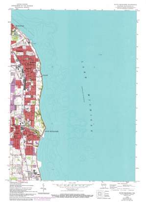 South Milwaukee USGS topographic map 42087h7
