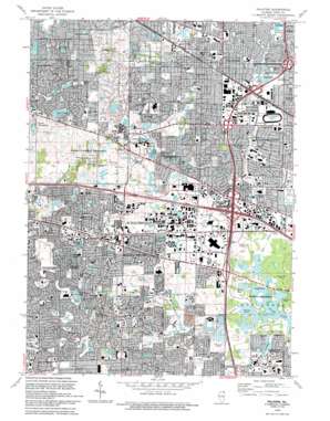 Rockford USGS topographic map 42088a1