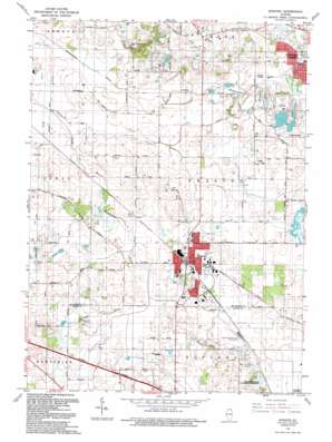 Huntley USGS topographic map 42088b4