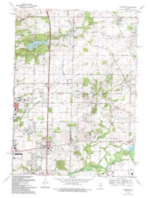 Caledonia USGS topographic map 42088c8