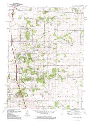 Belvidere NW USGS topographic map 42088d8