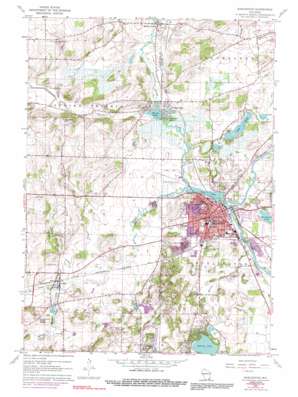 Burlington USGS topographic map 42088f3