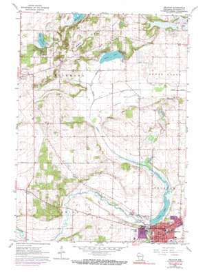 Delavan USGS topographic map 42088f6